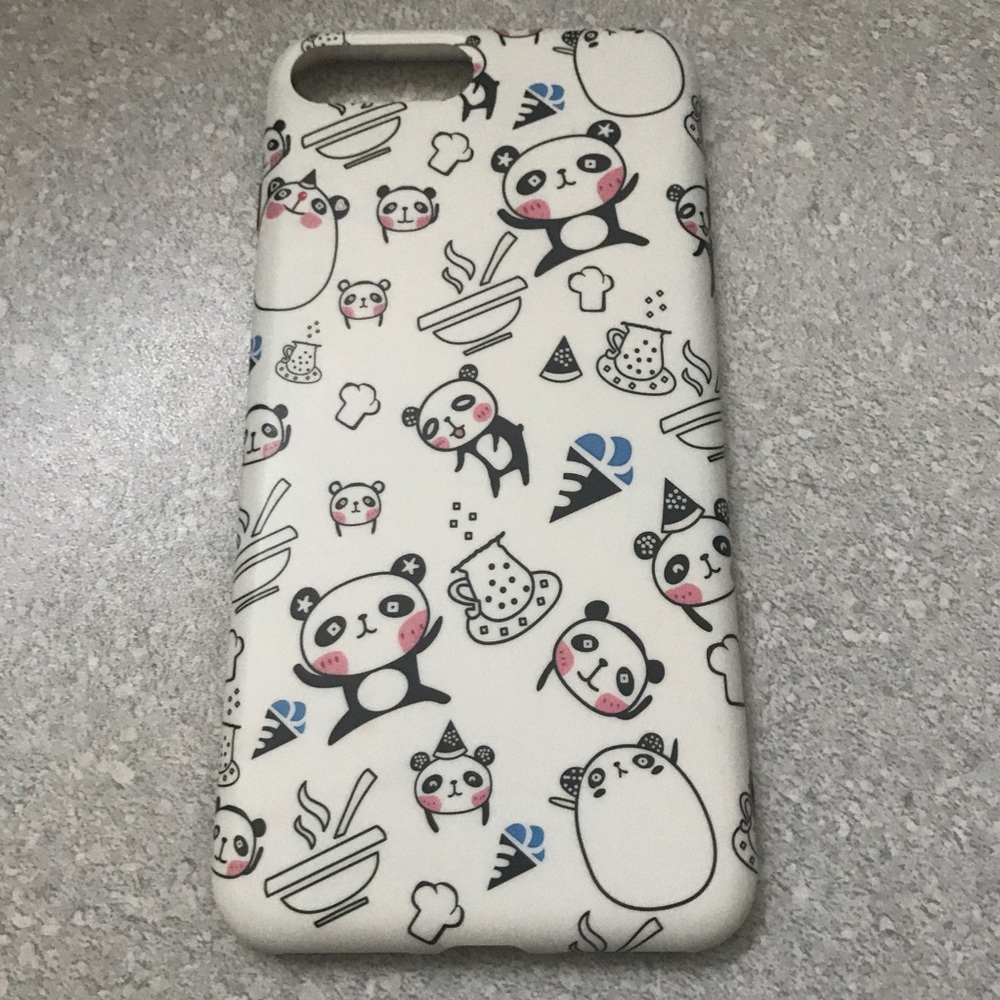 USED Panda iPhone 7+/iPhone 8+ Case NEW Ring Stand